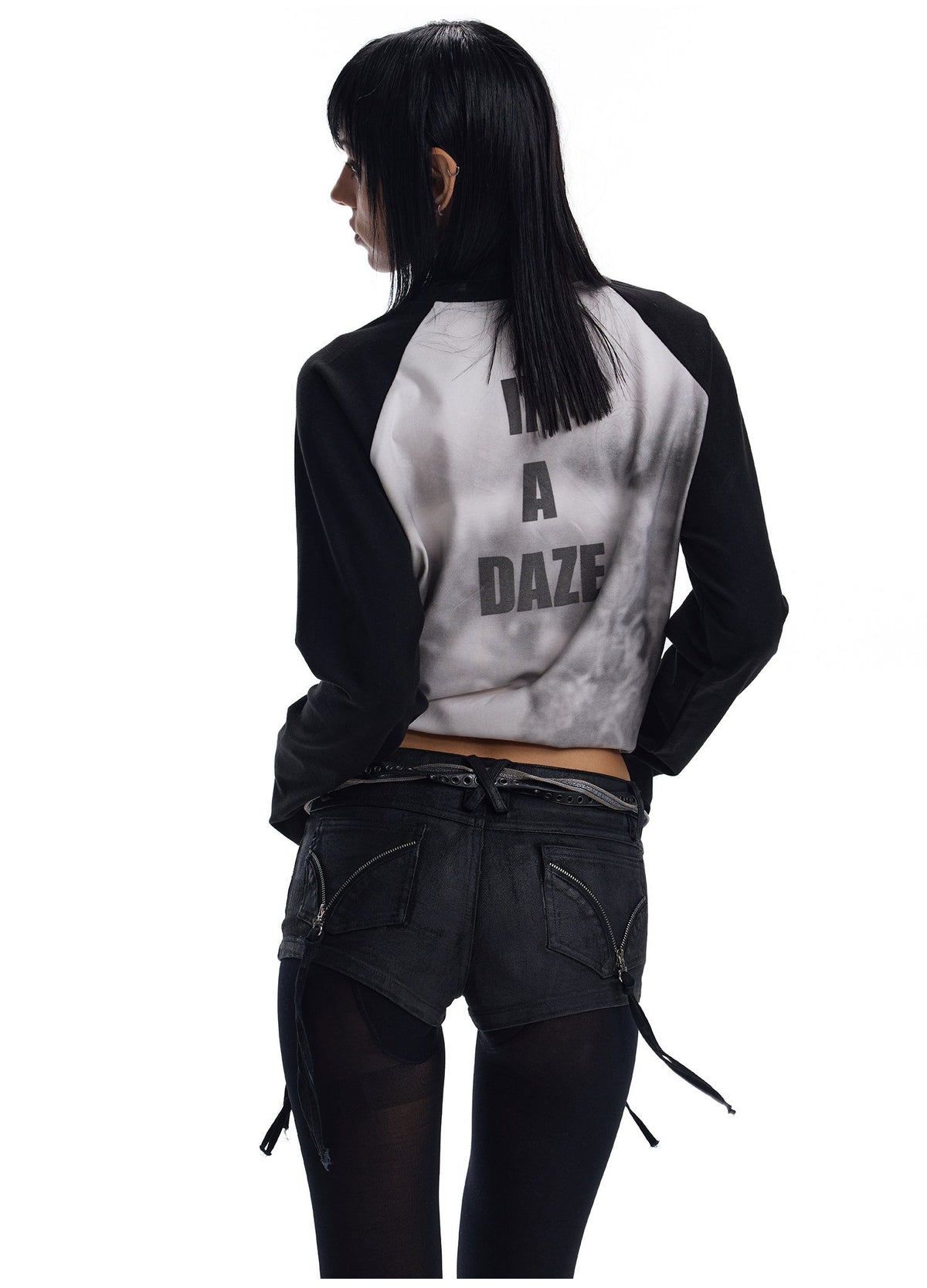 Millennial Portrait Raglan Top
