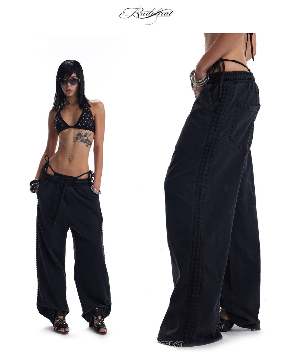 Relief Rivet Baggy Pants
