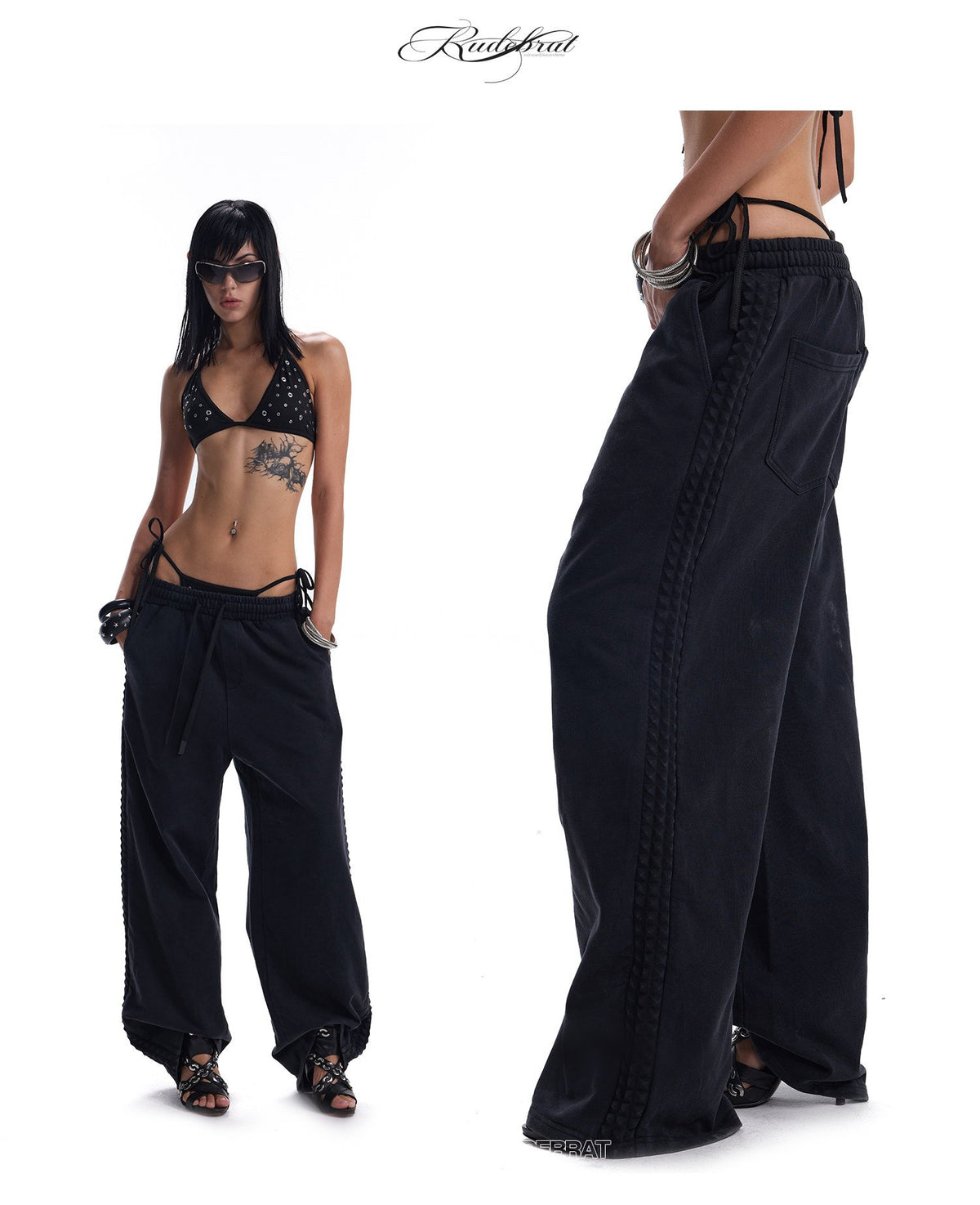 Relief Rivet Baggy Pants