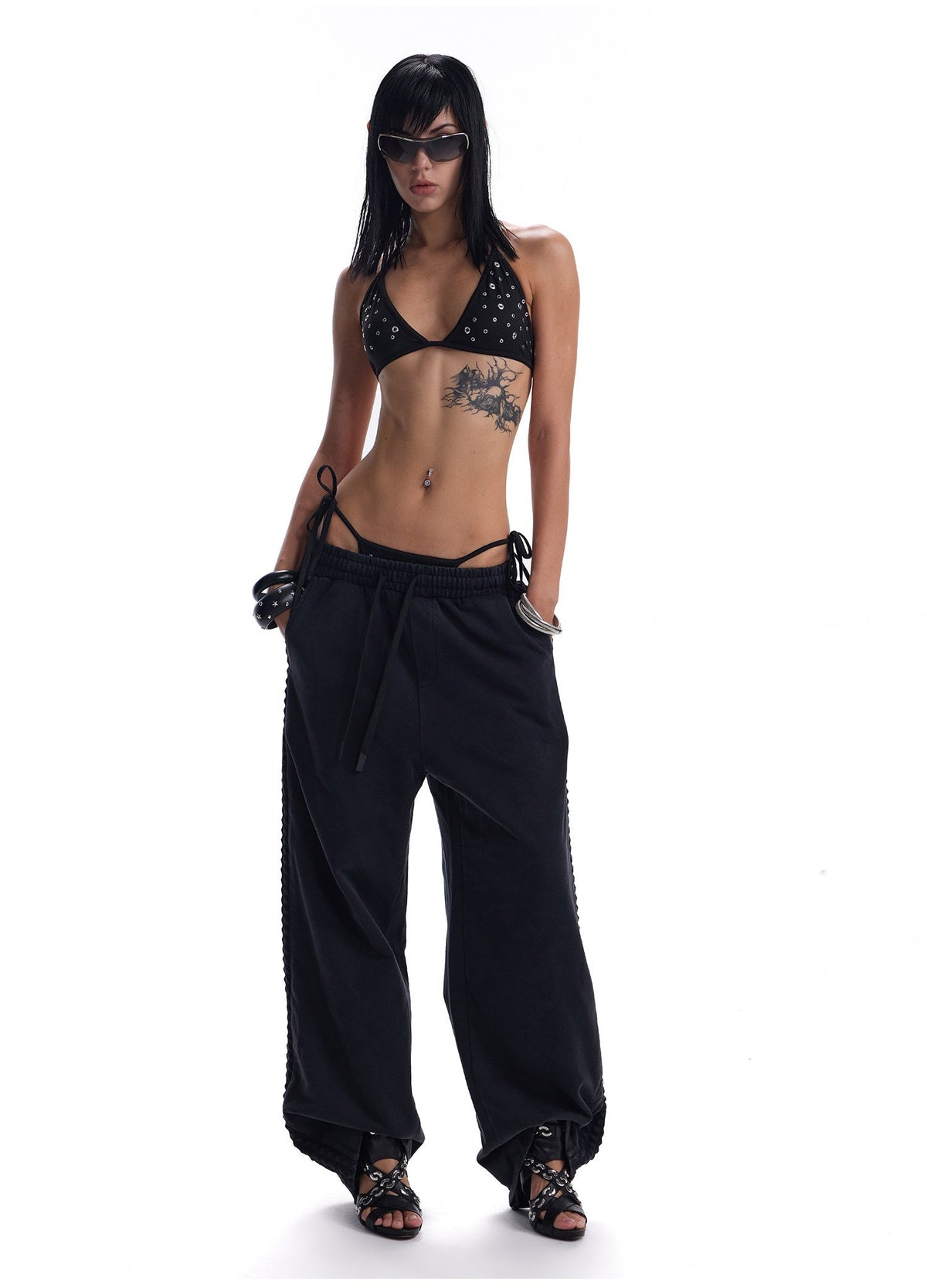Relief Rivet Baggy Pants