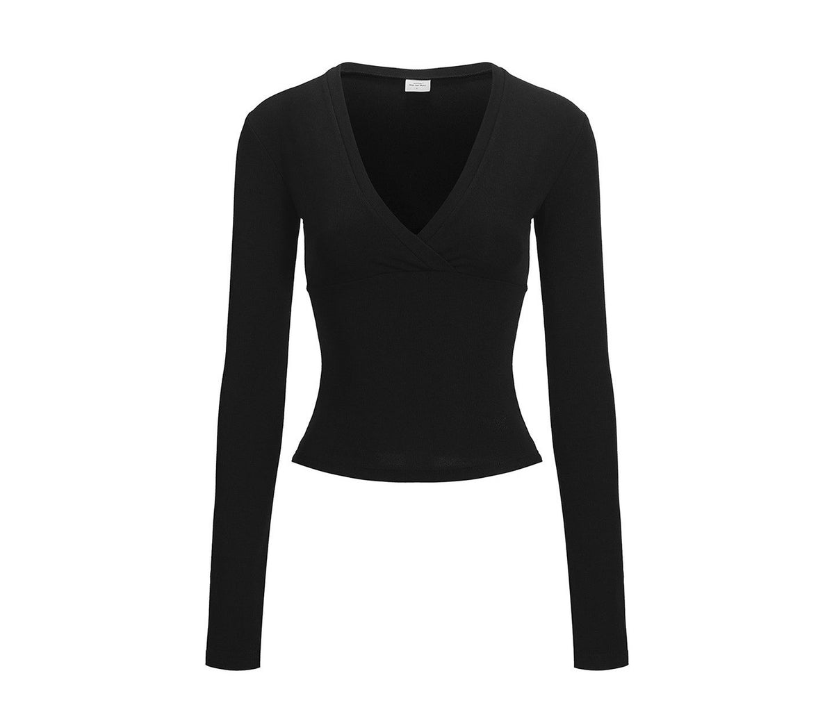 Deep V Wrap Top (2color)