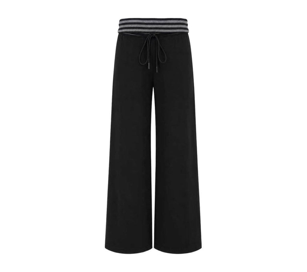 Rollup Drawstring Wide Pants (2color)