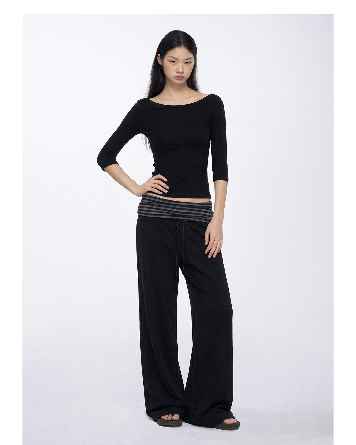 Offshore Wool Blend Top (2color)