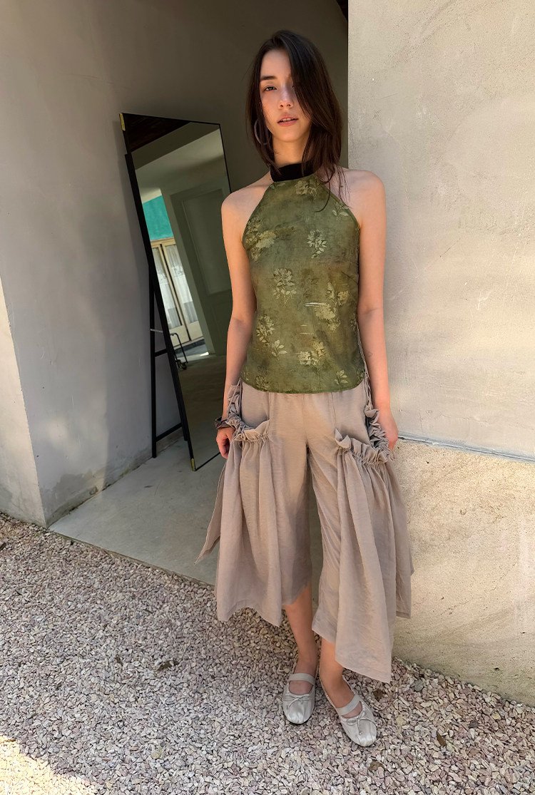 Gather Cloud Balloon Pants