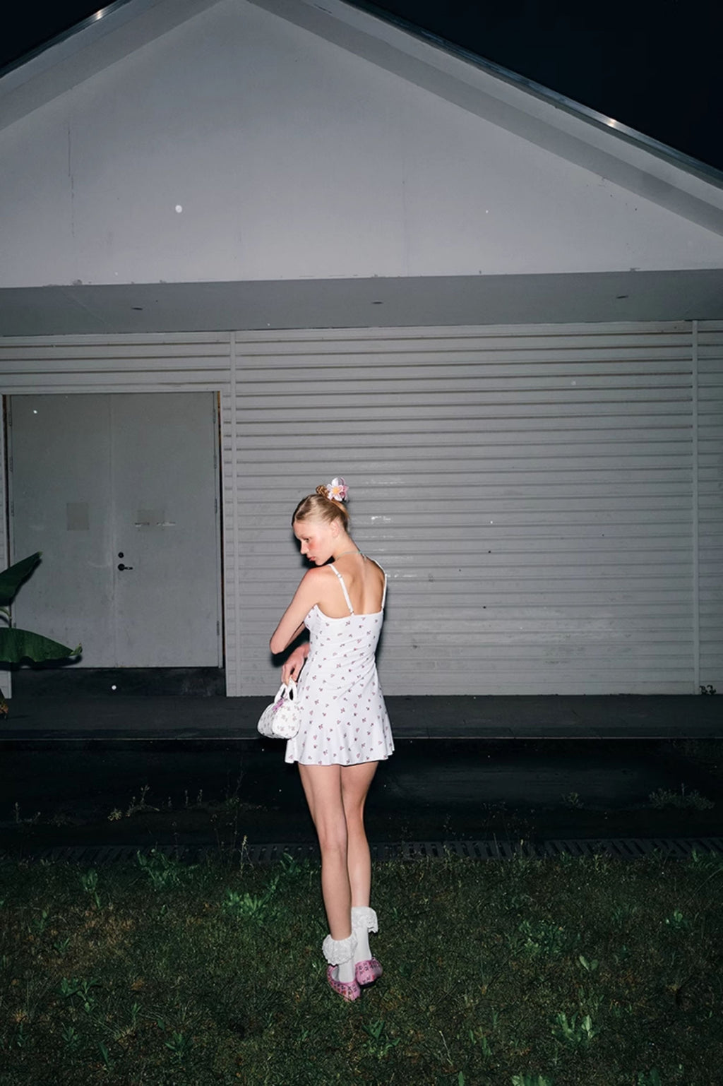 Rosebud Tie Swim Dress