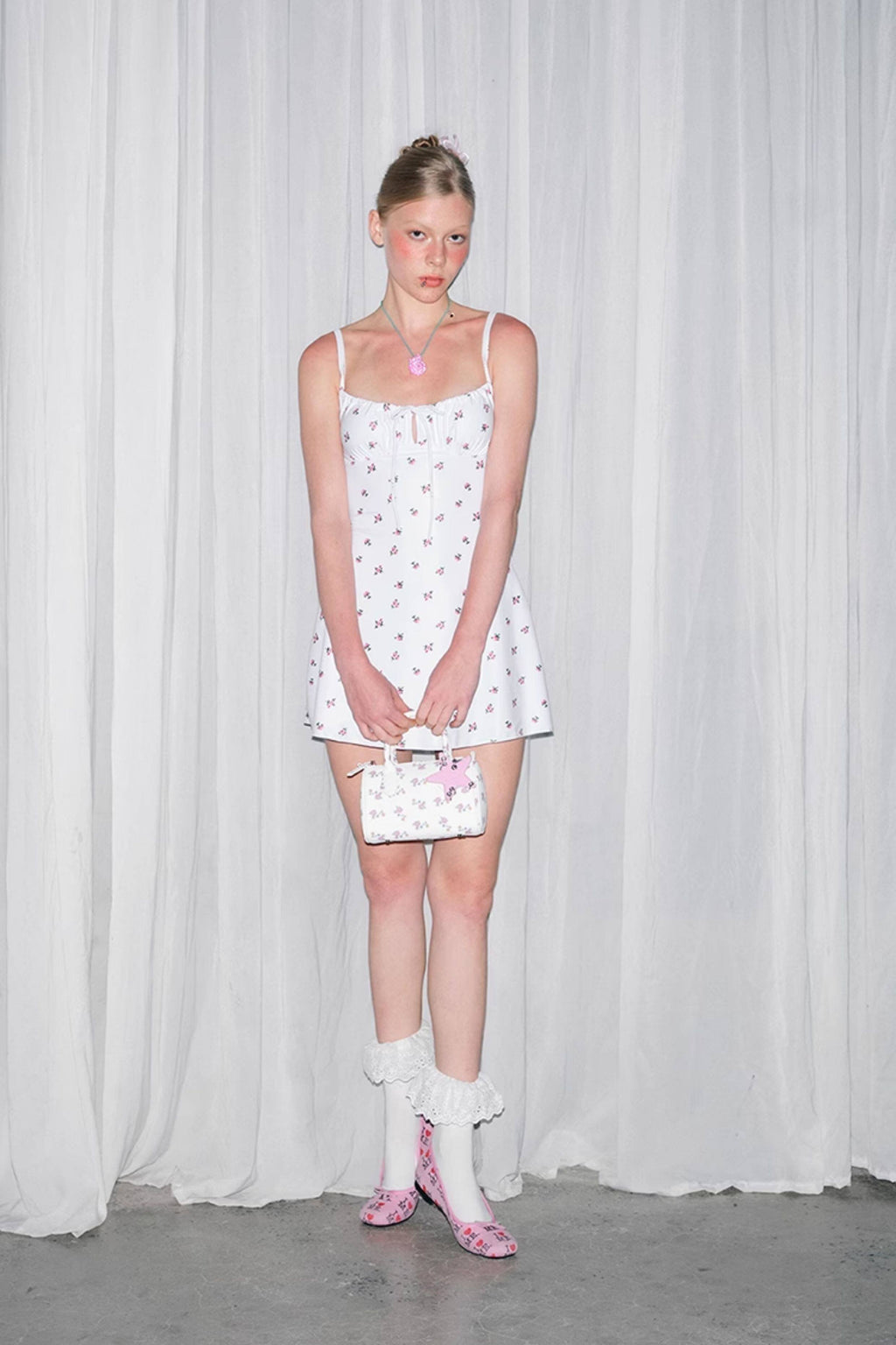 Rosebud Tie Swim Dress