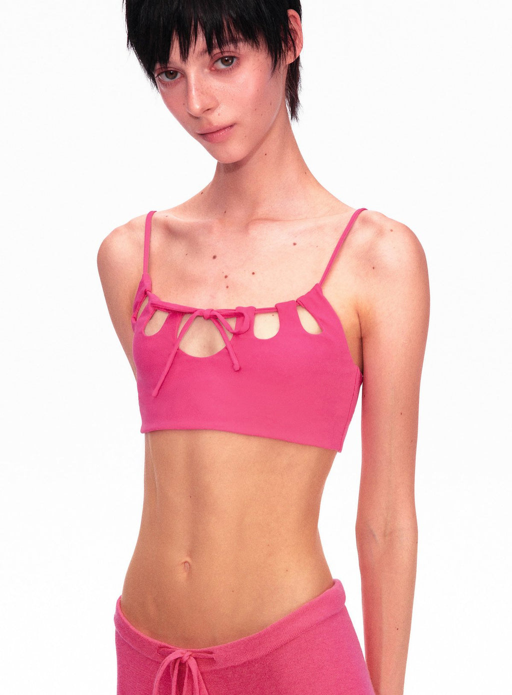 Cutout String Fit Top (3color)