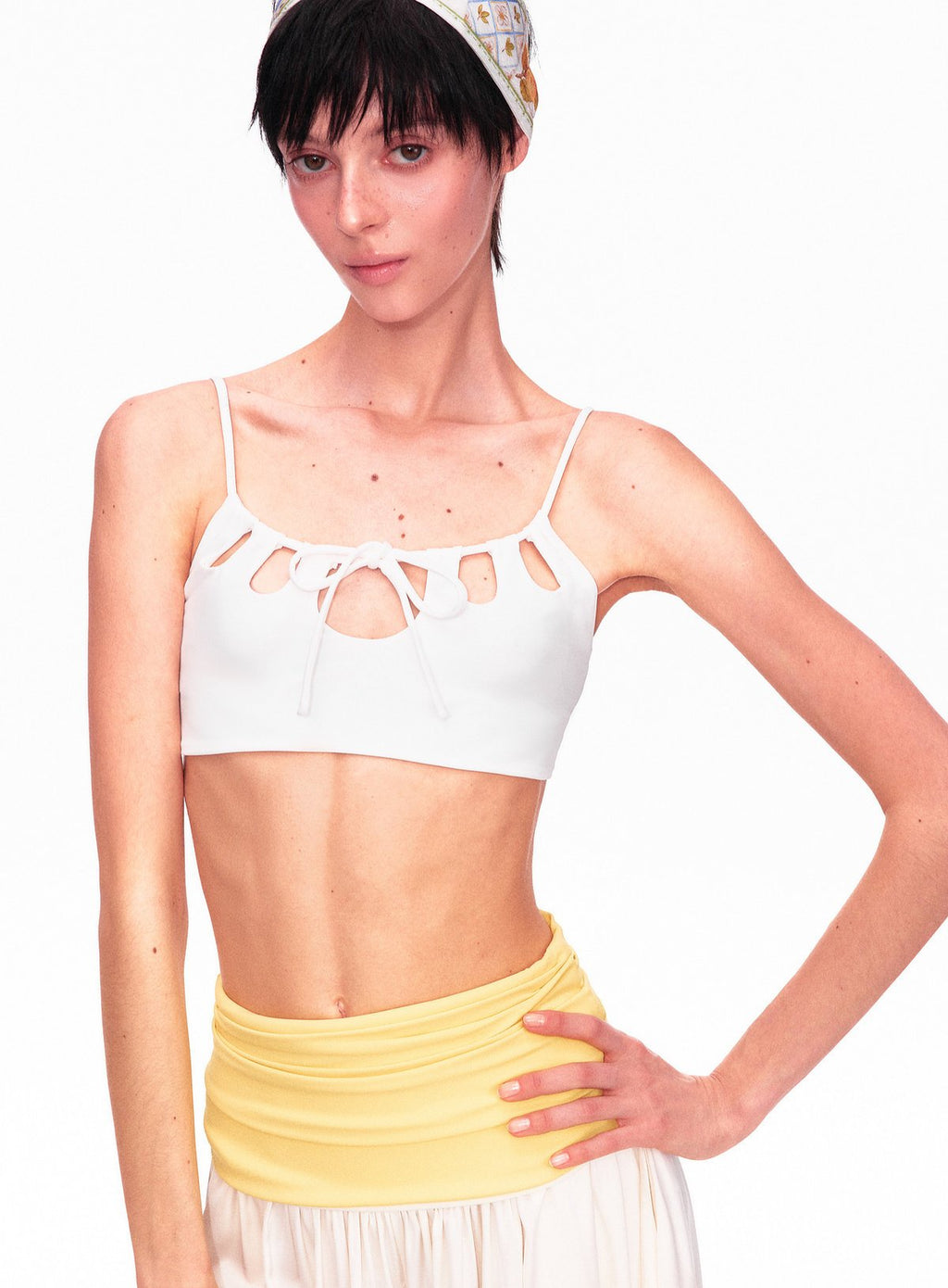 Cutout String Fit Top (3color)