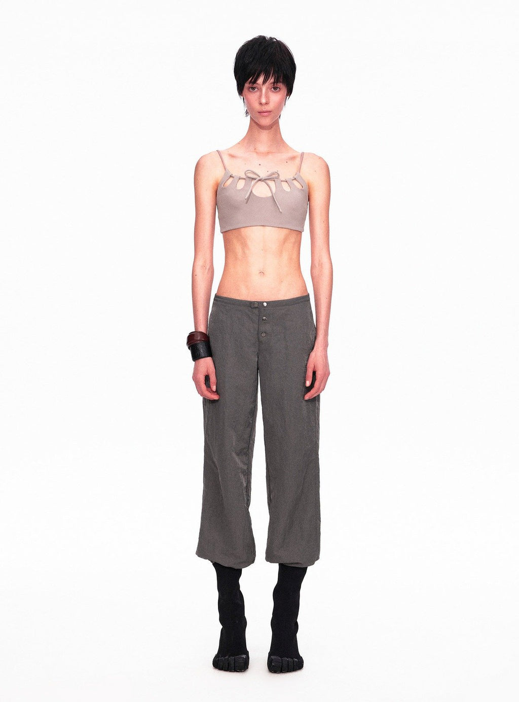 Cutout String Fit Top (3color)