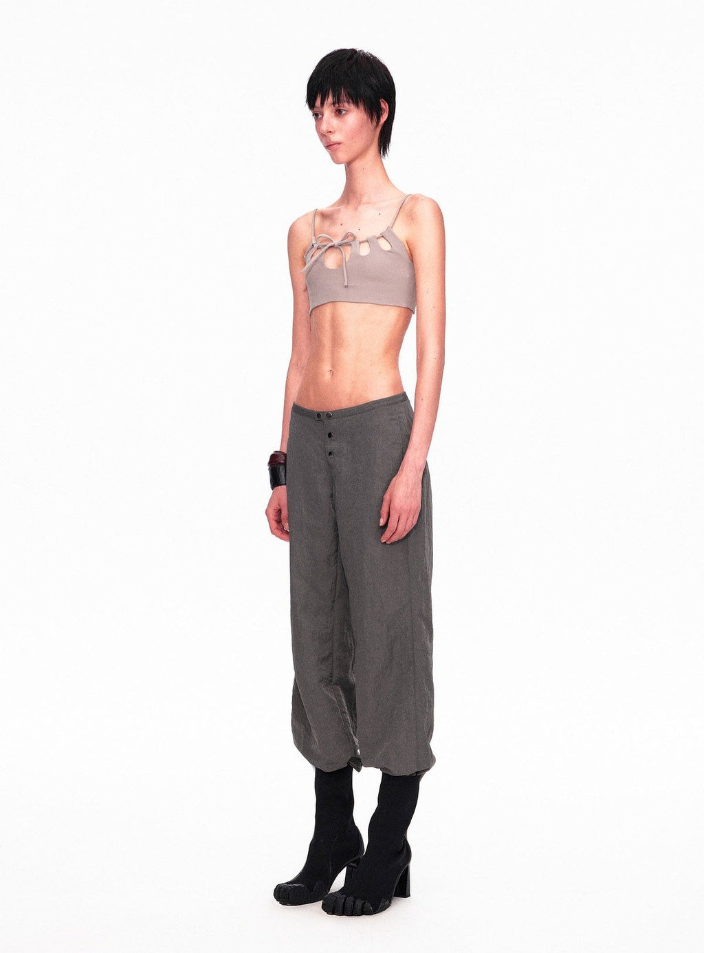 Cutout String Fit Top (3color)