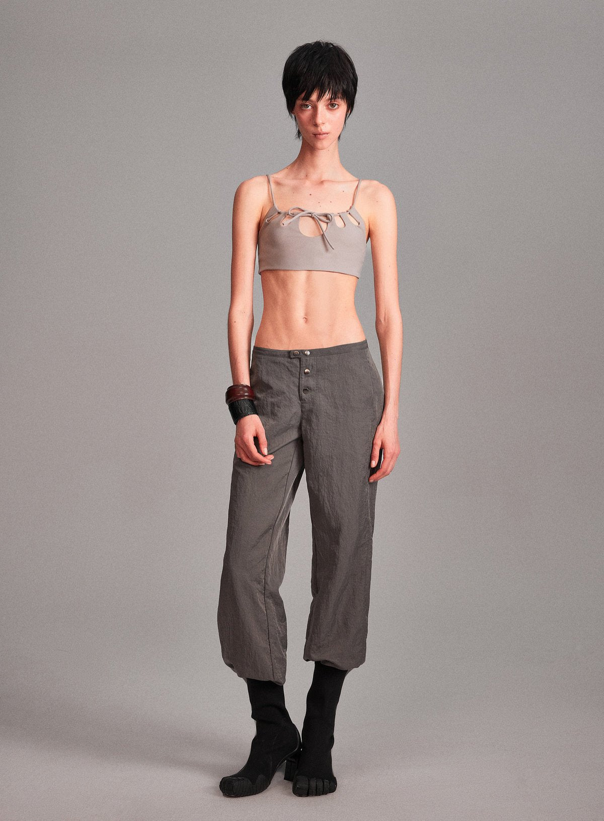 Cutout String Fit Top (3color)