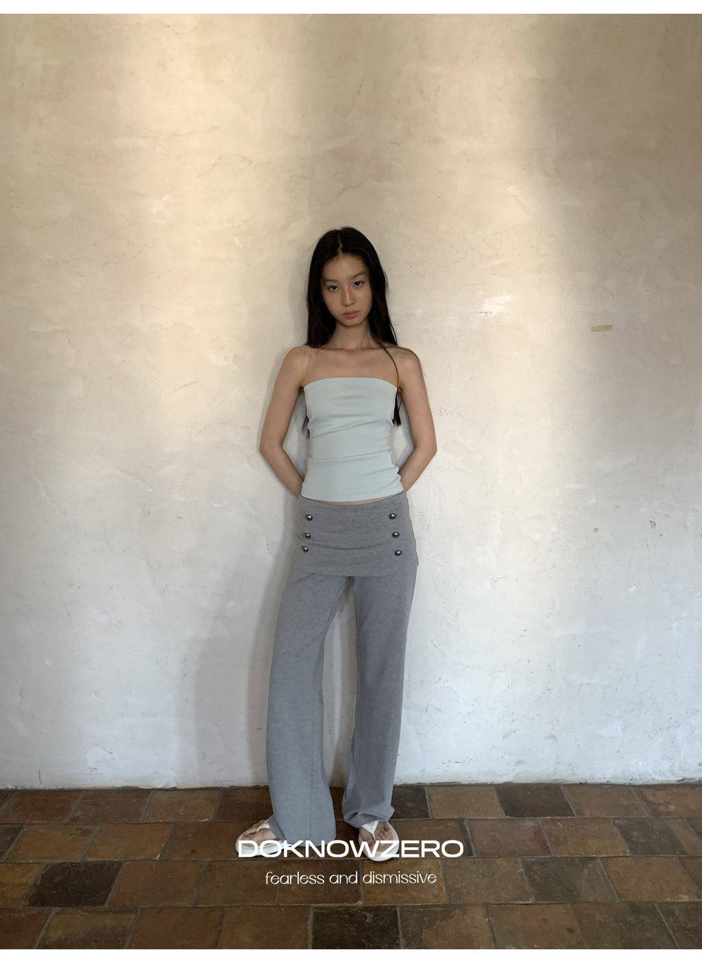Cross Draped Layer Top Set