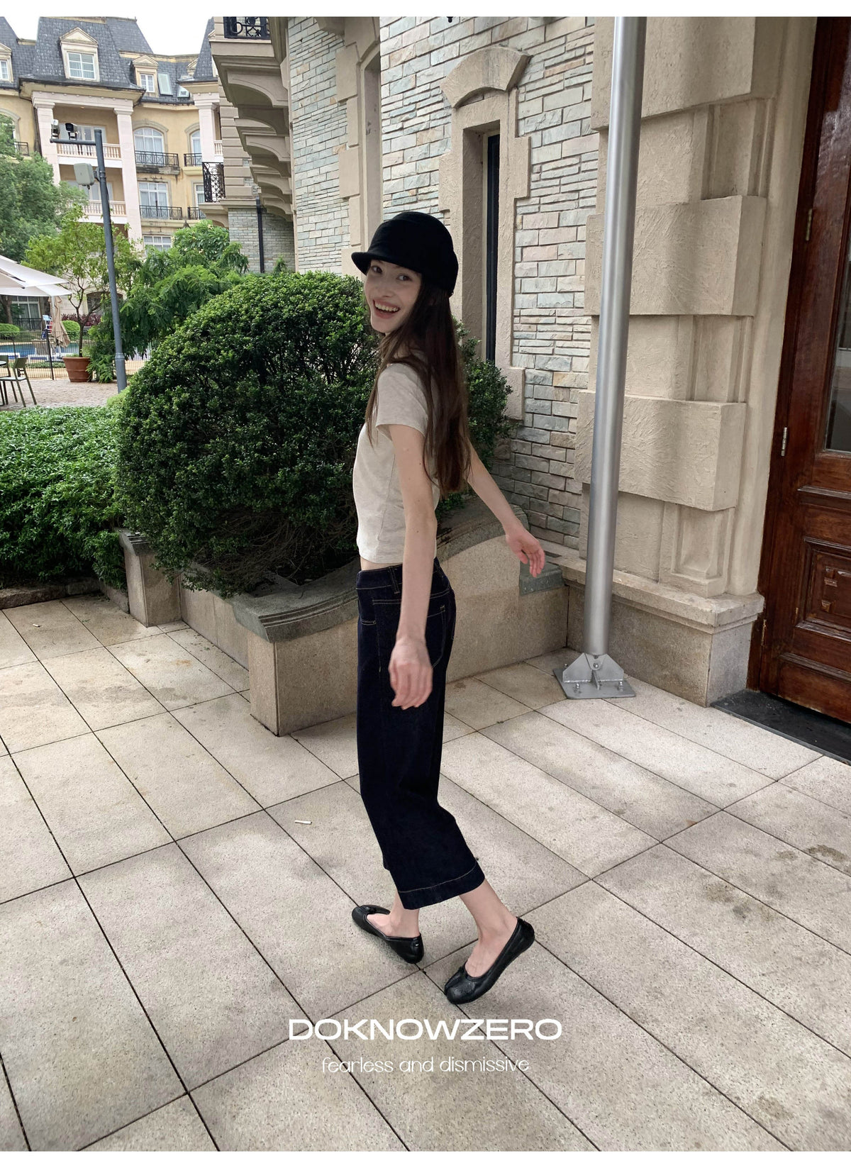 U-Neck Modal Stretch Top (2color)
