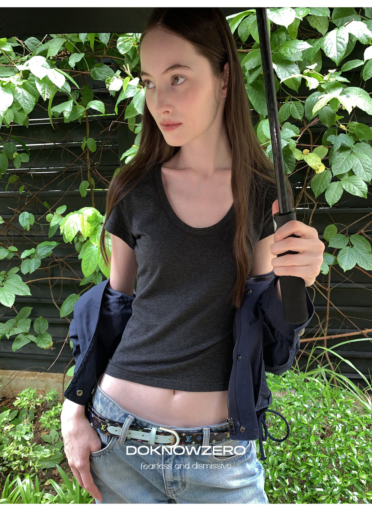 U-Neck Modal Stretch Top (2color)
