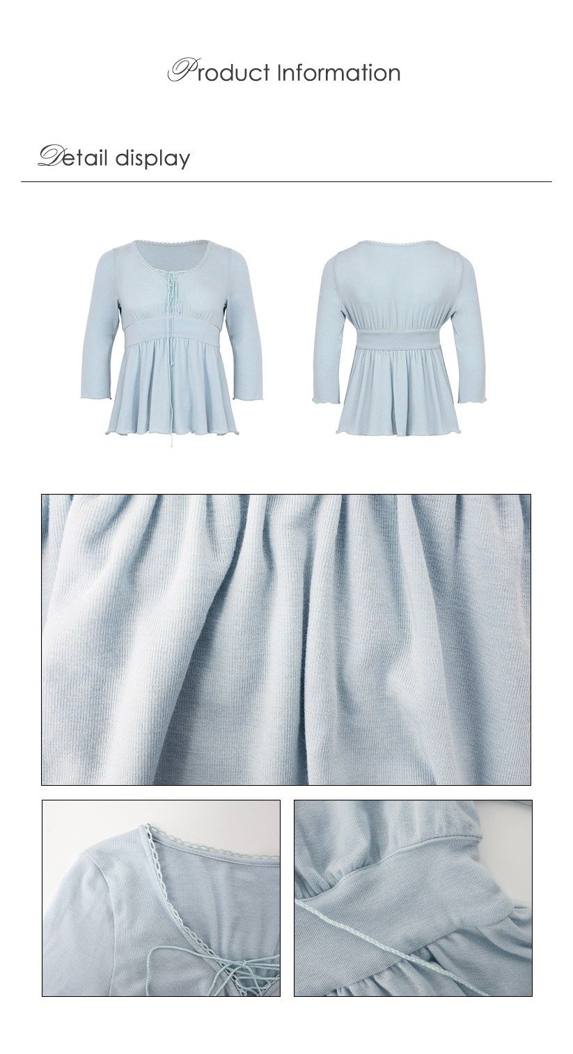 Cloud Drawstring Top