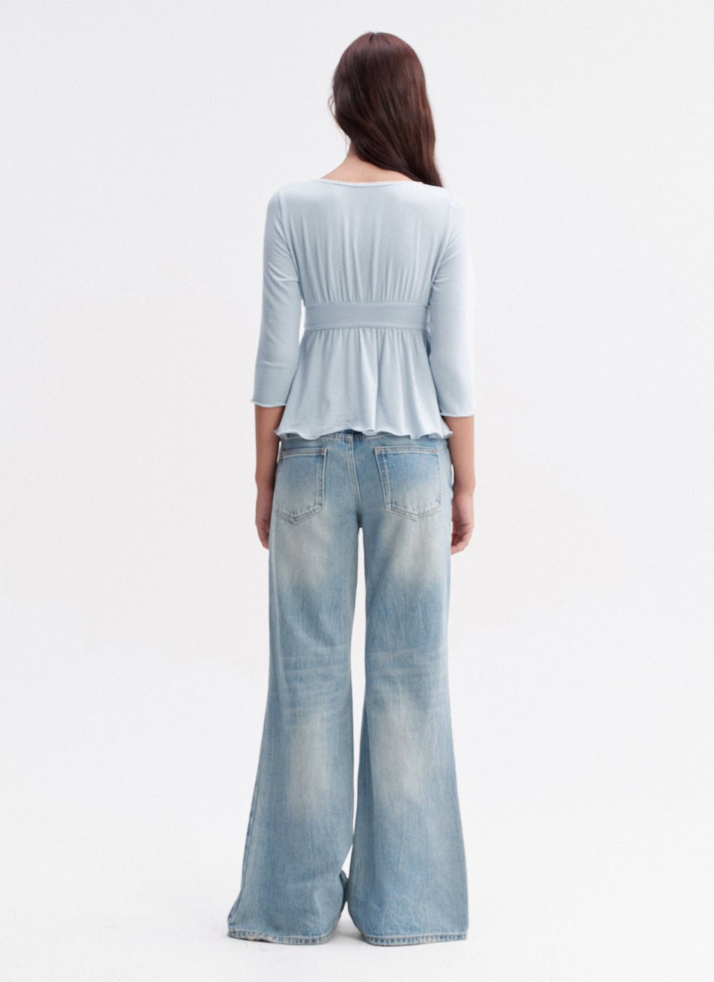 Cloud Drawstring Top