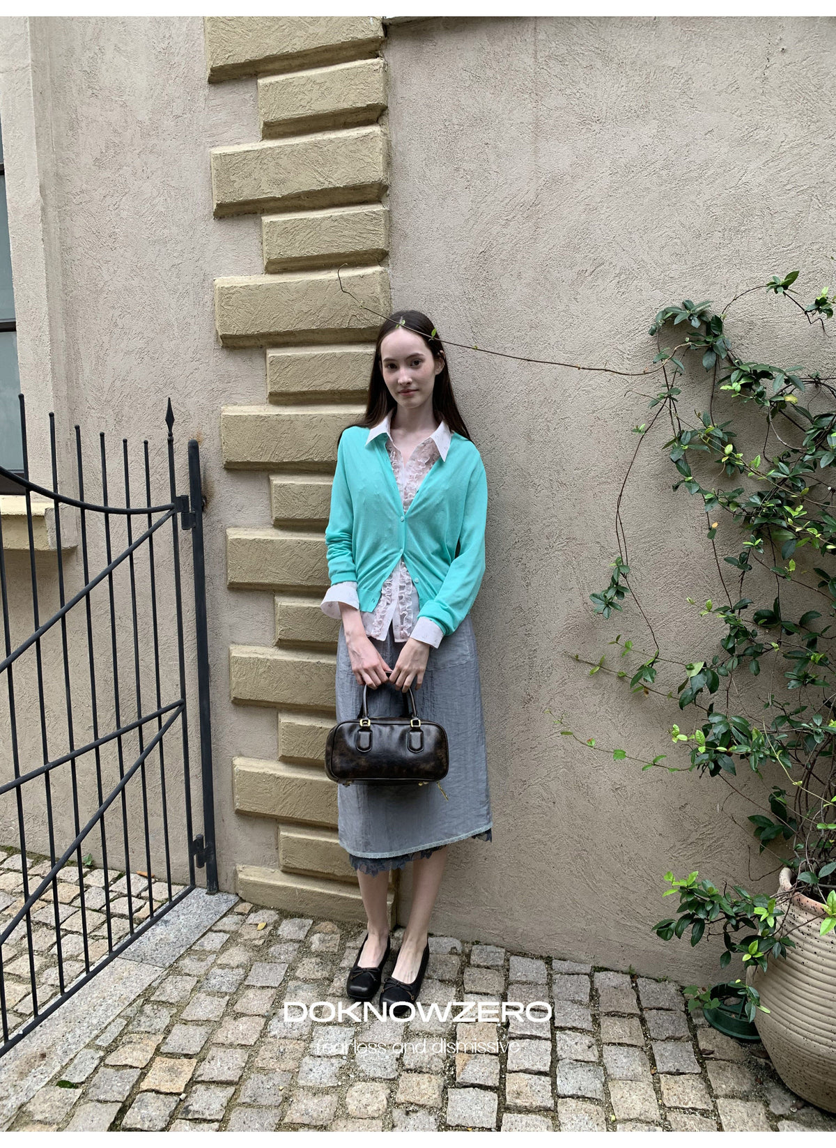 Aqua Mint Knit Cardigan