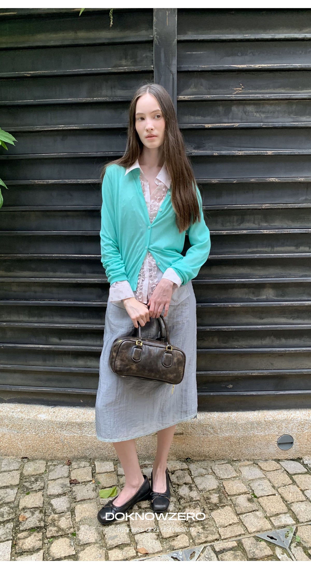 Aqua Mint Knit Cardigan