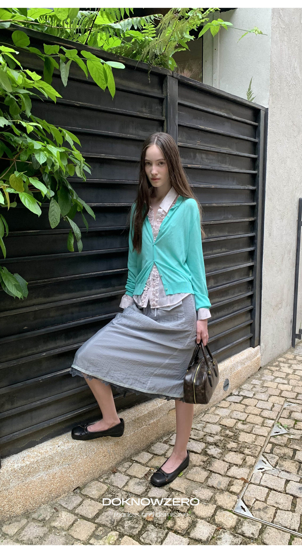 Aqua Mint Knit Cardigan