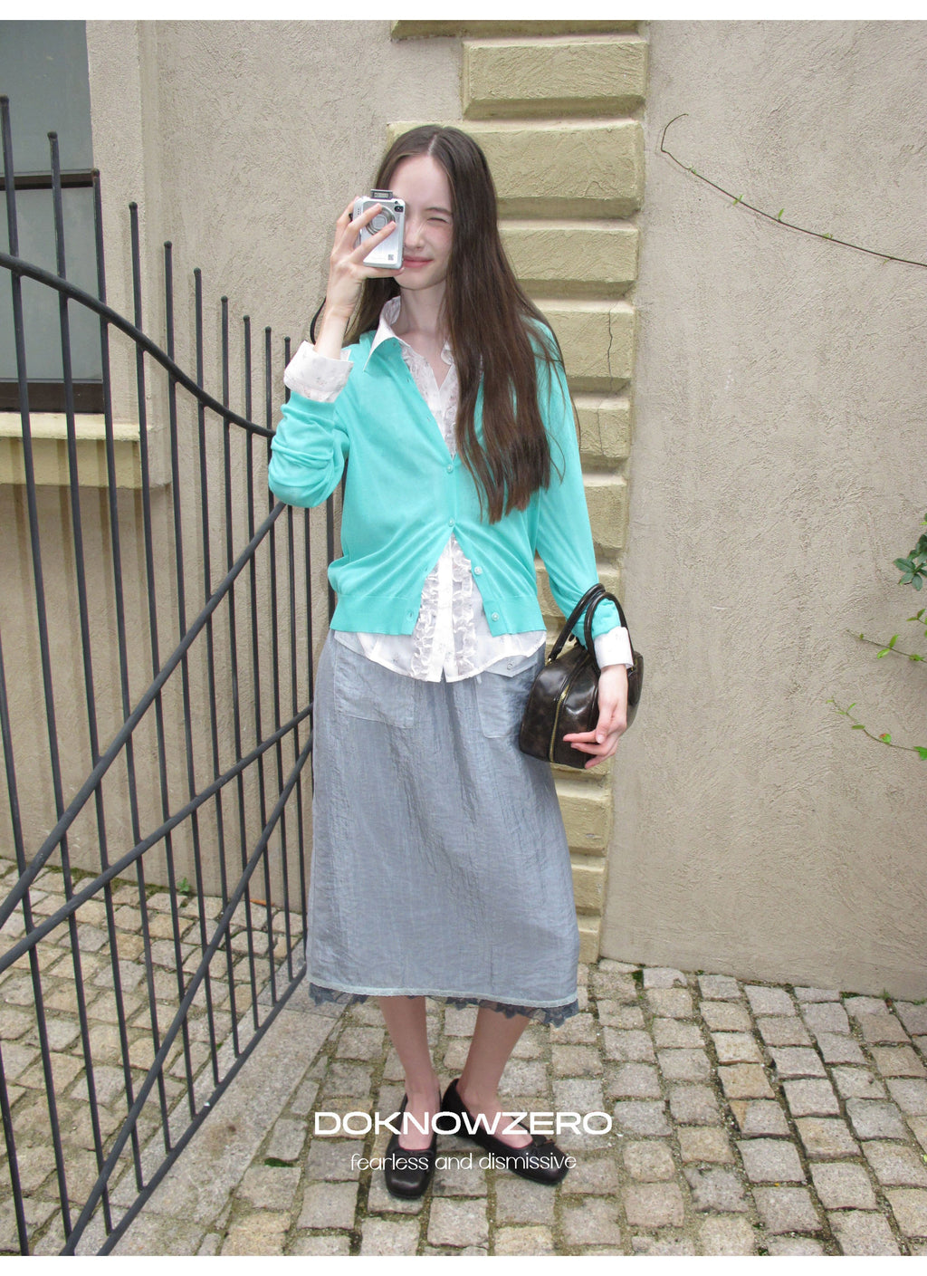 Aqua Mint Knit Cardigan