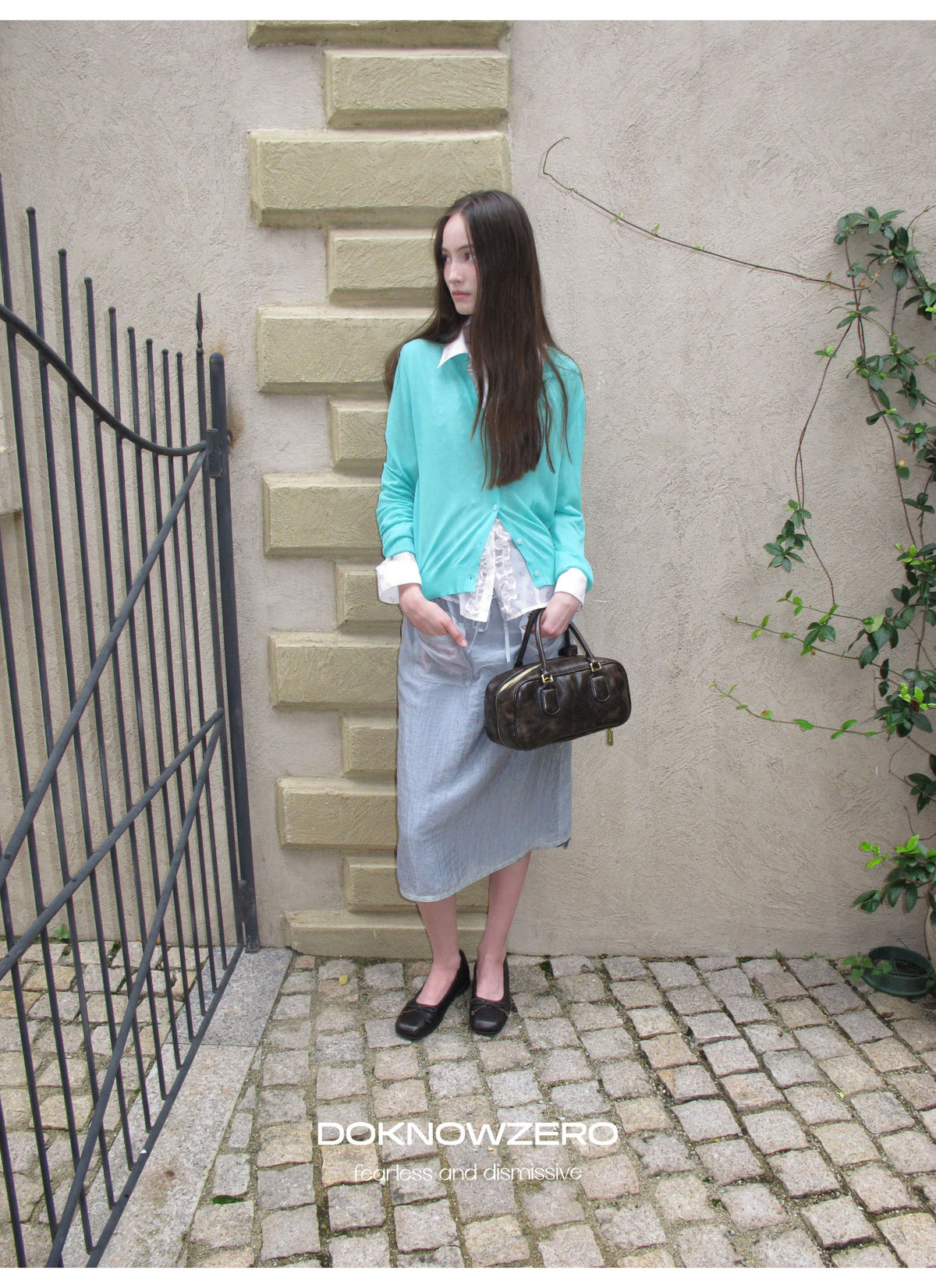 Aqua Mint Knit Cardigan
