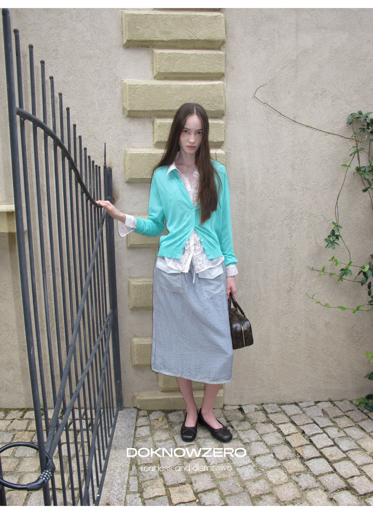 Aqua Mint Knit Cardigan