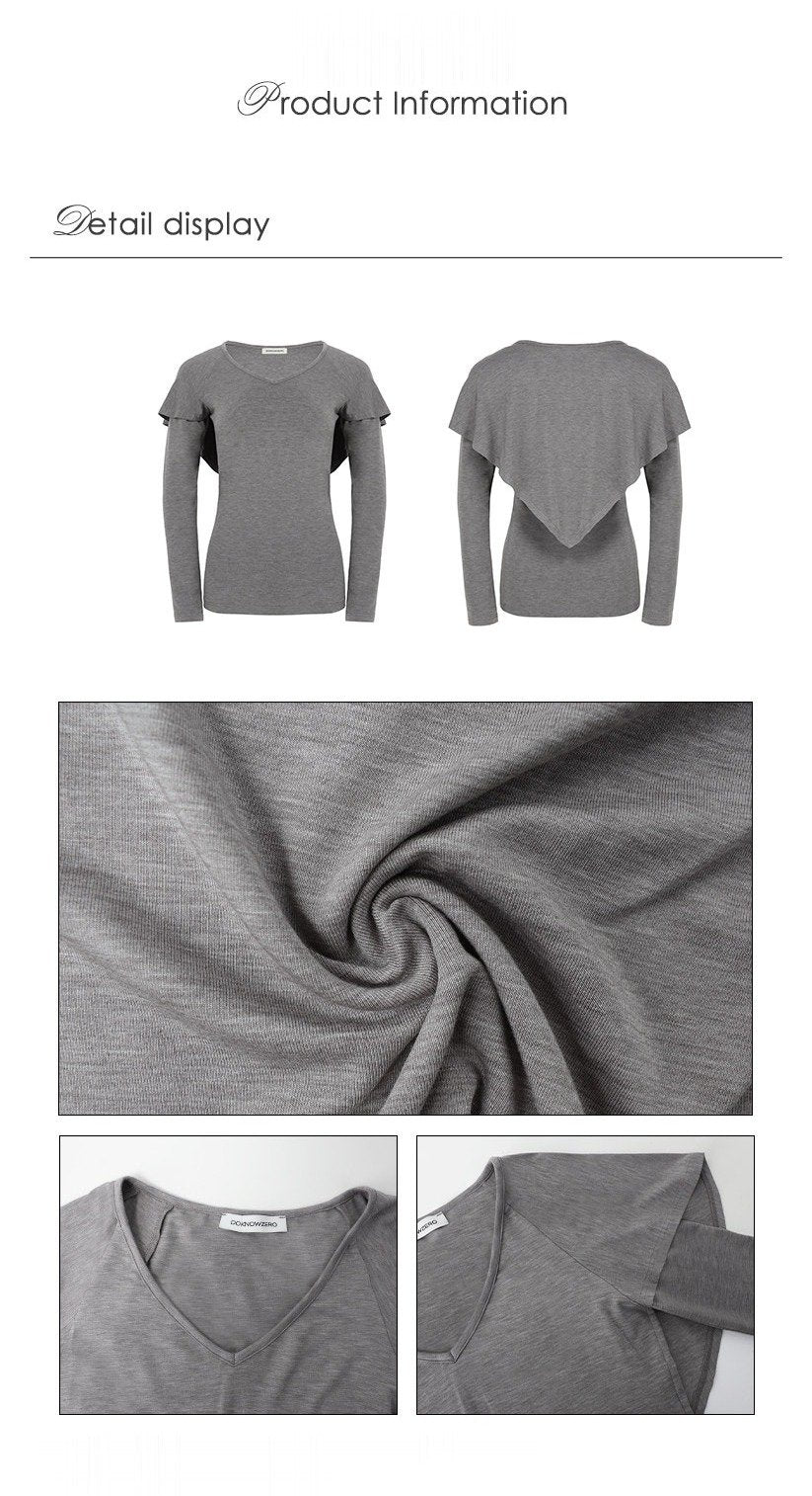 Cape Layered Sleeve Top