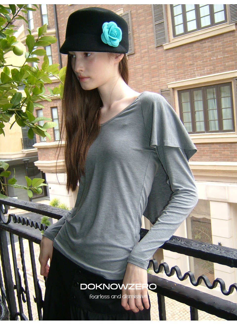 Cape Layered Sleeve Top