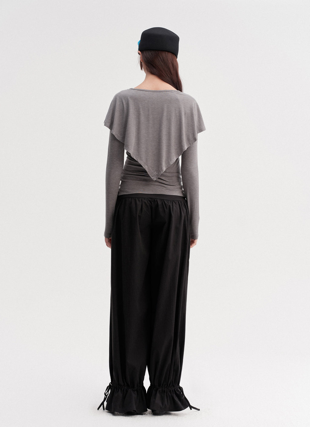 Cape Layered Sleeve Top