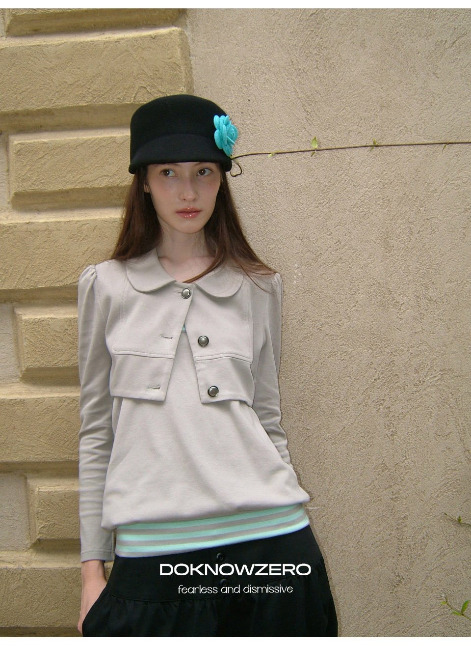 Mint Line Tube Top & Contour Bolero