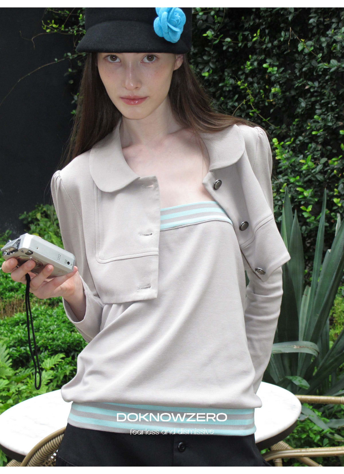 Mint Line Tube Top & Contour Bolero