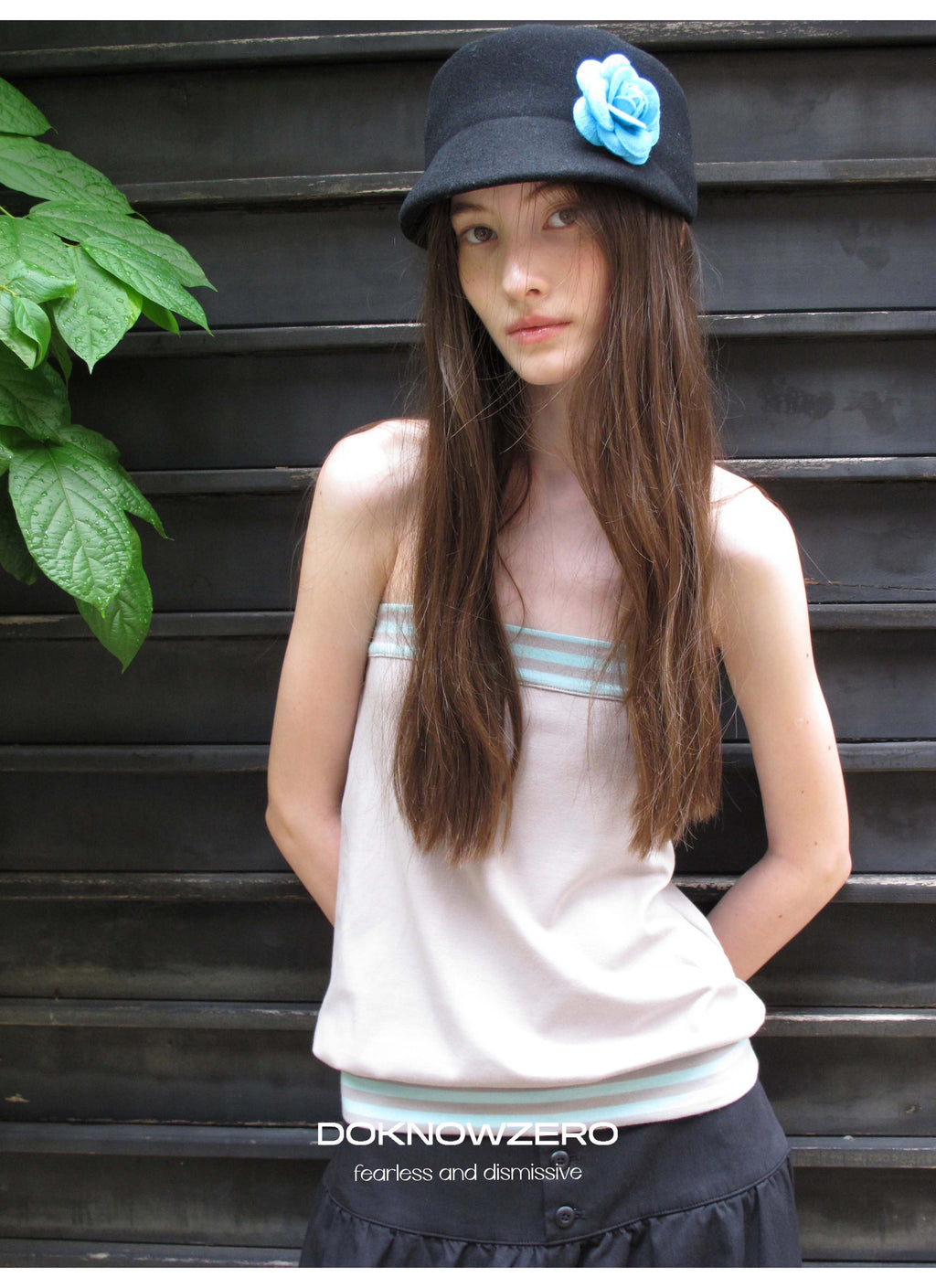 Mint Line Tube Top & Contour Bolero