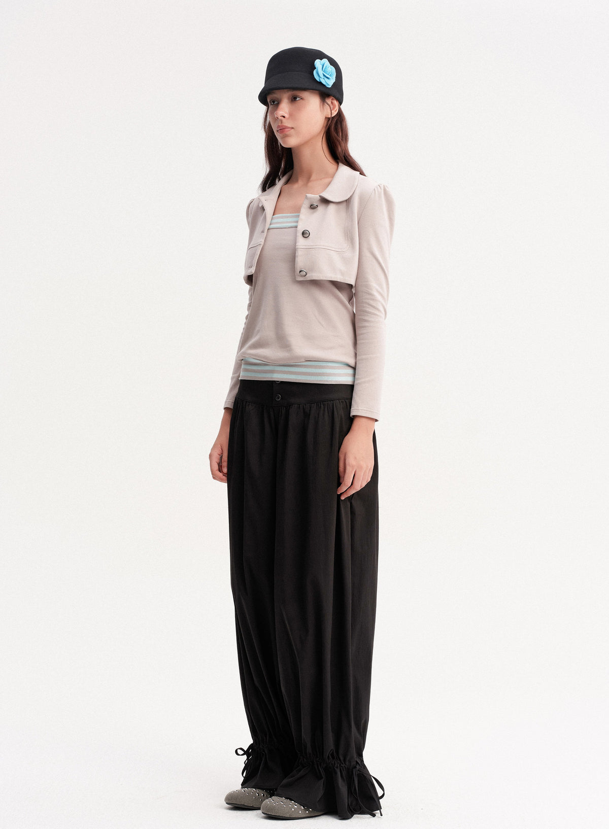 Mint Line Tube Top & Contour Bolero