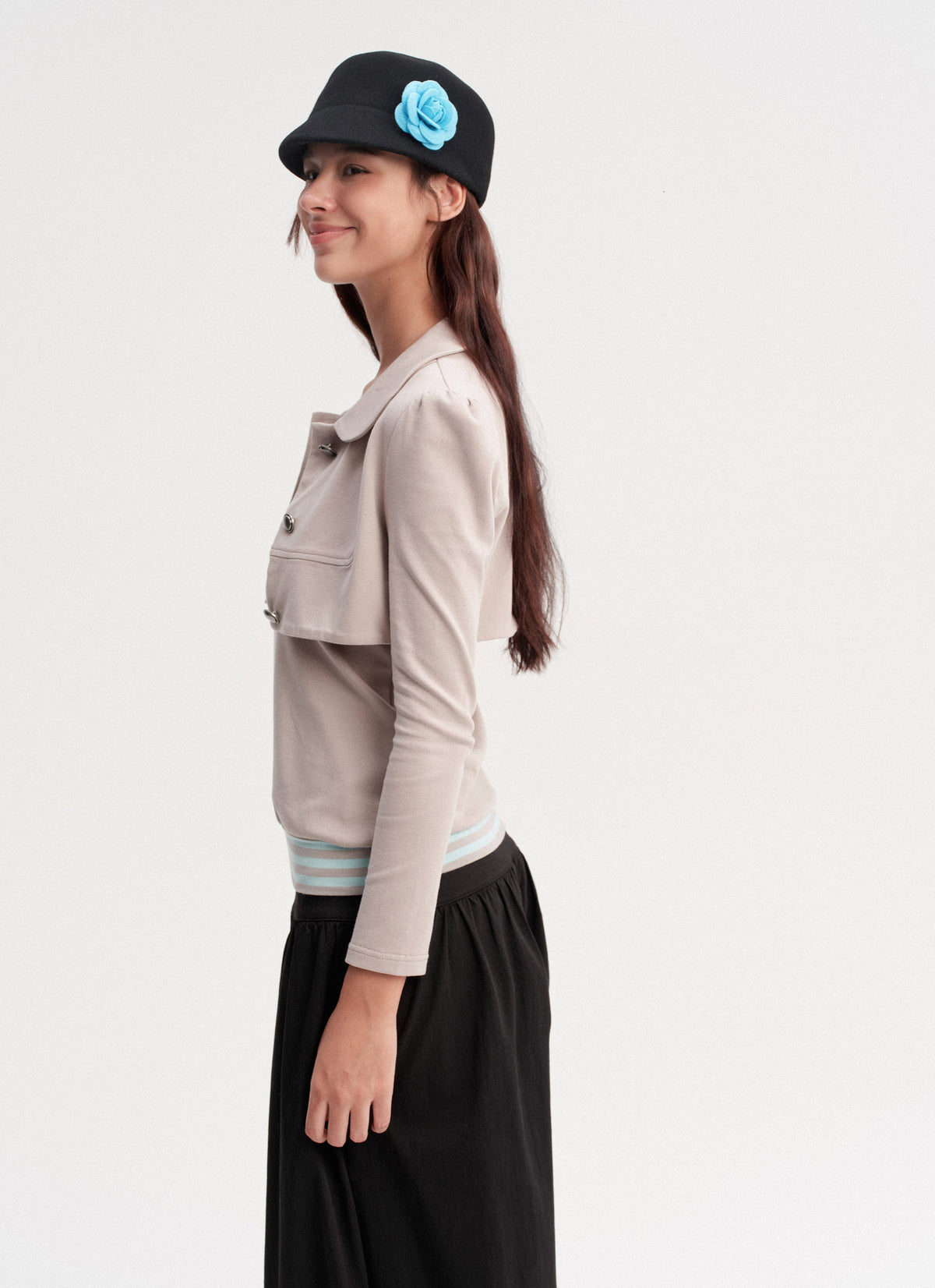 Mint Line Tube Top & Contour Bolero
