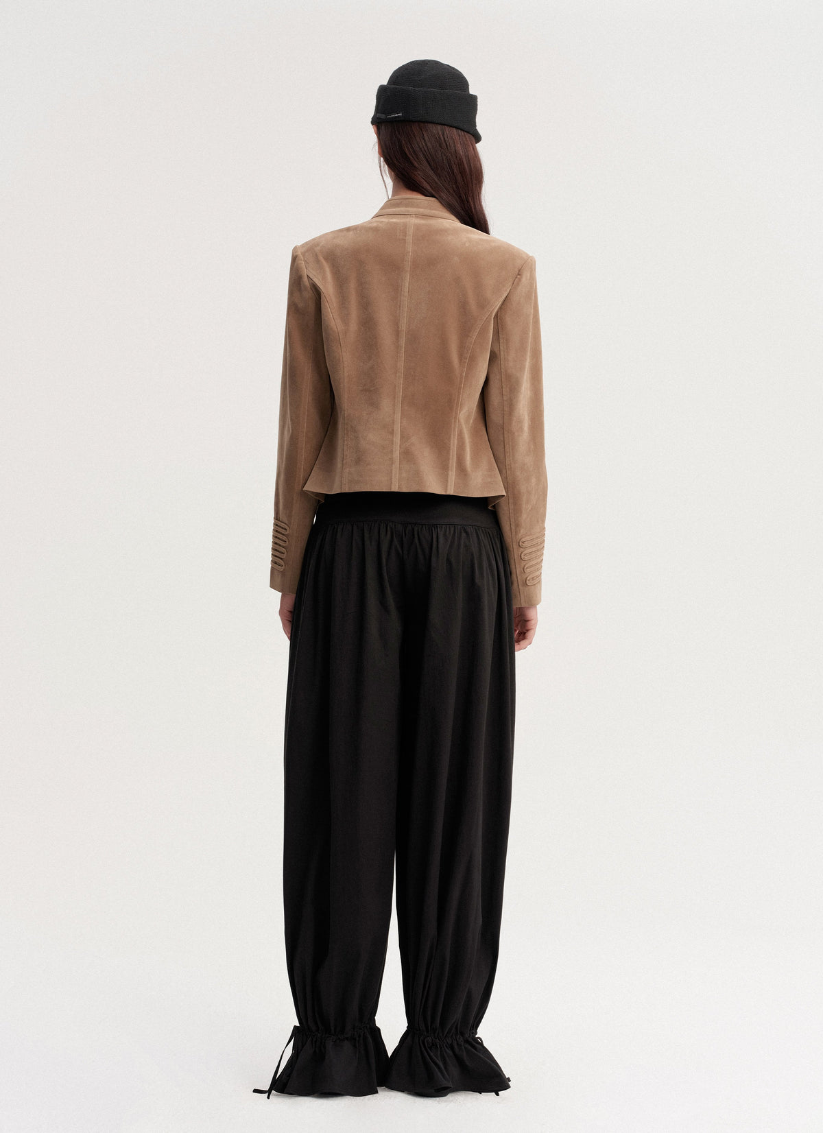 Drawstring Balloon Hem Pants
