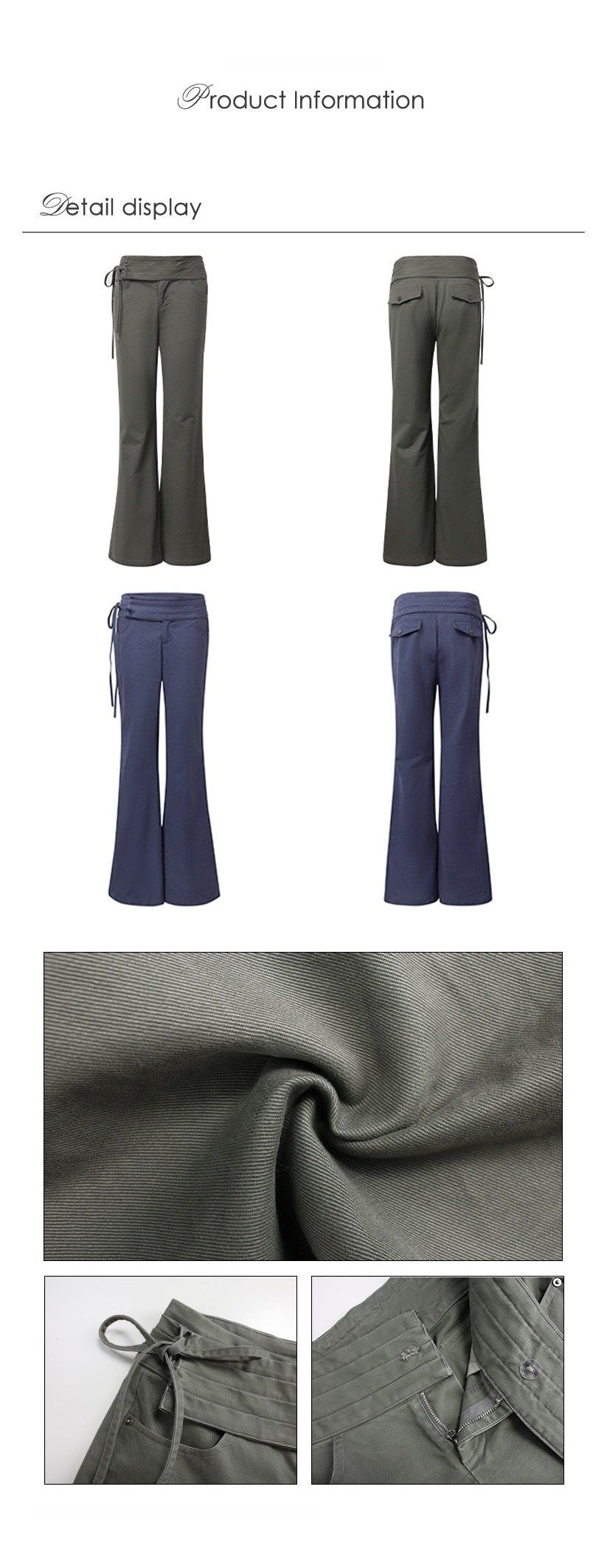 Wrapline Flare Pants (2color)