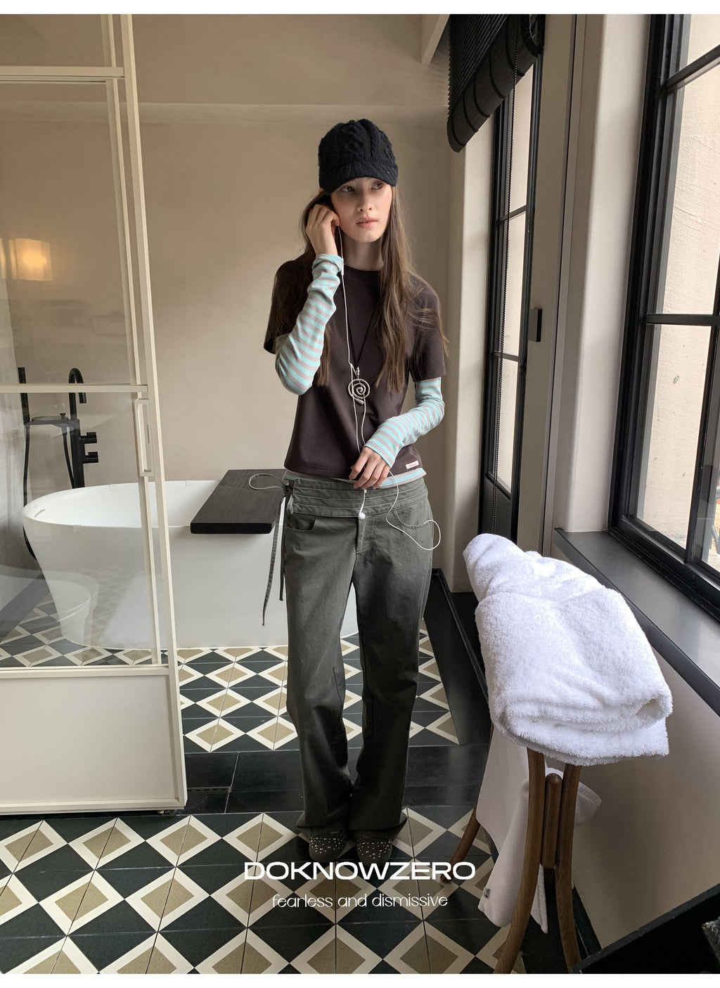Wrapline Flare Pants (2color)