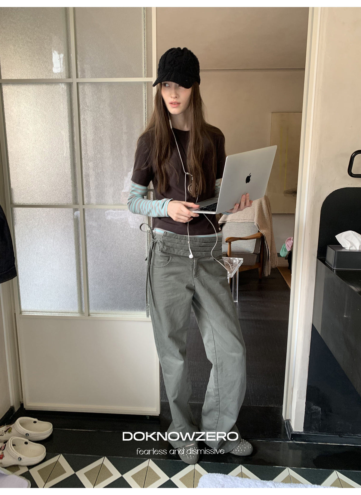 Wrapline Flare Pants (2color)