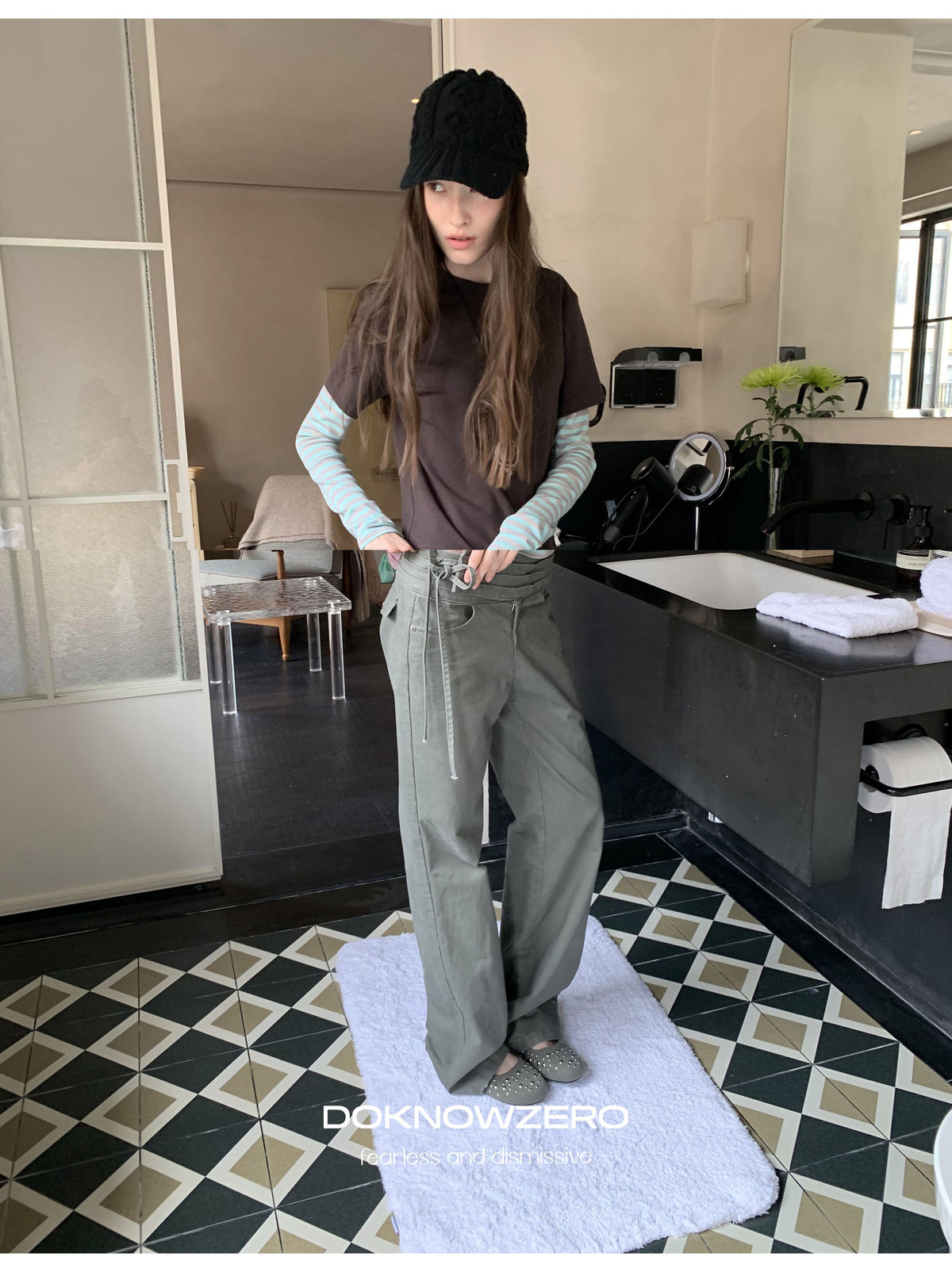 Wrapline Flare Pants (2color)