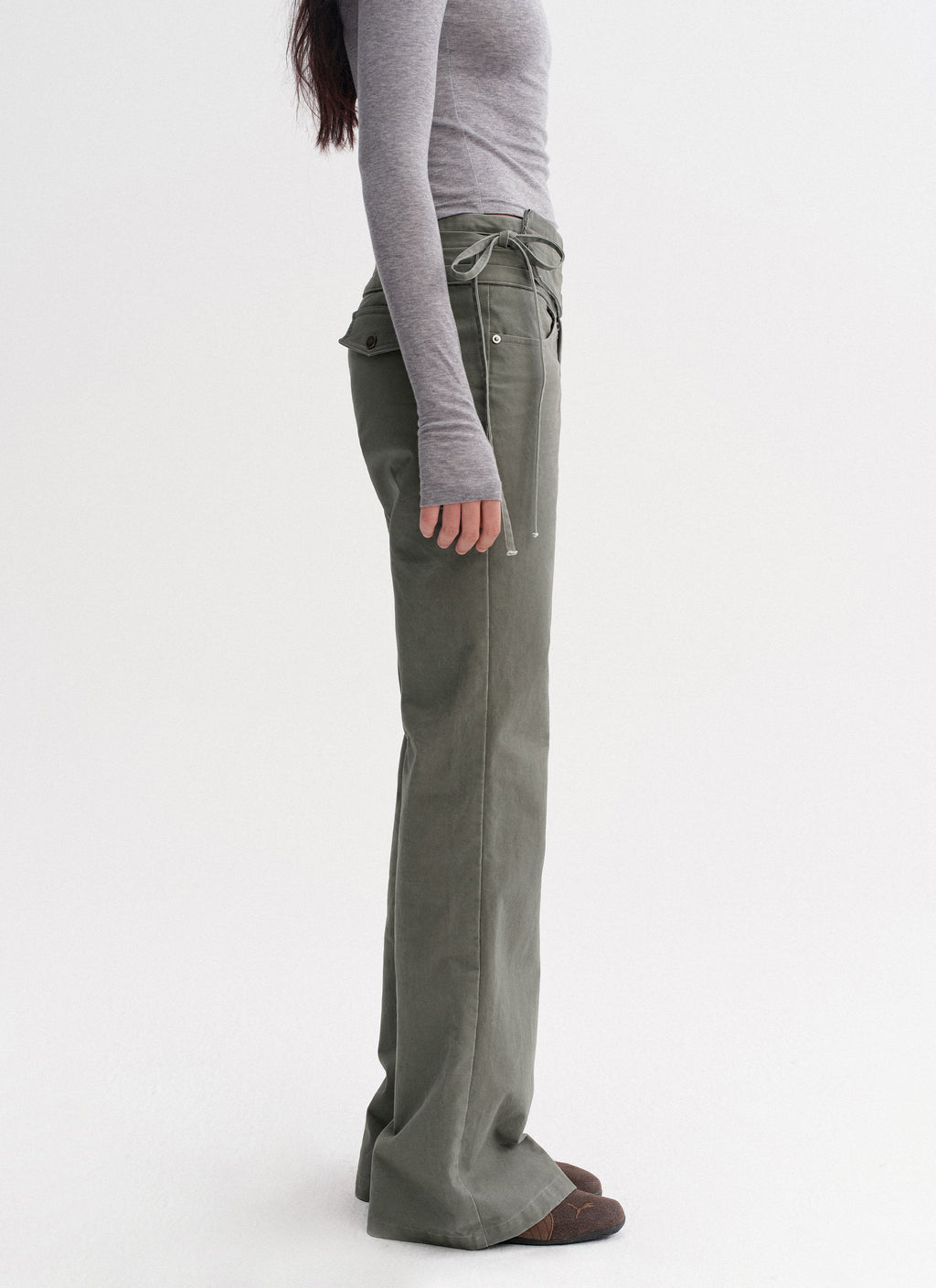 Wrapline Flare Pants (2color)