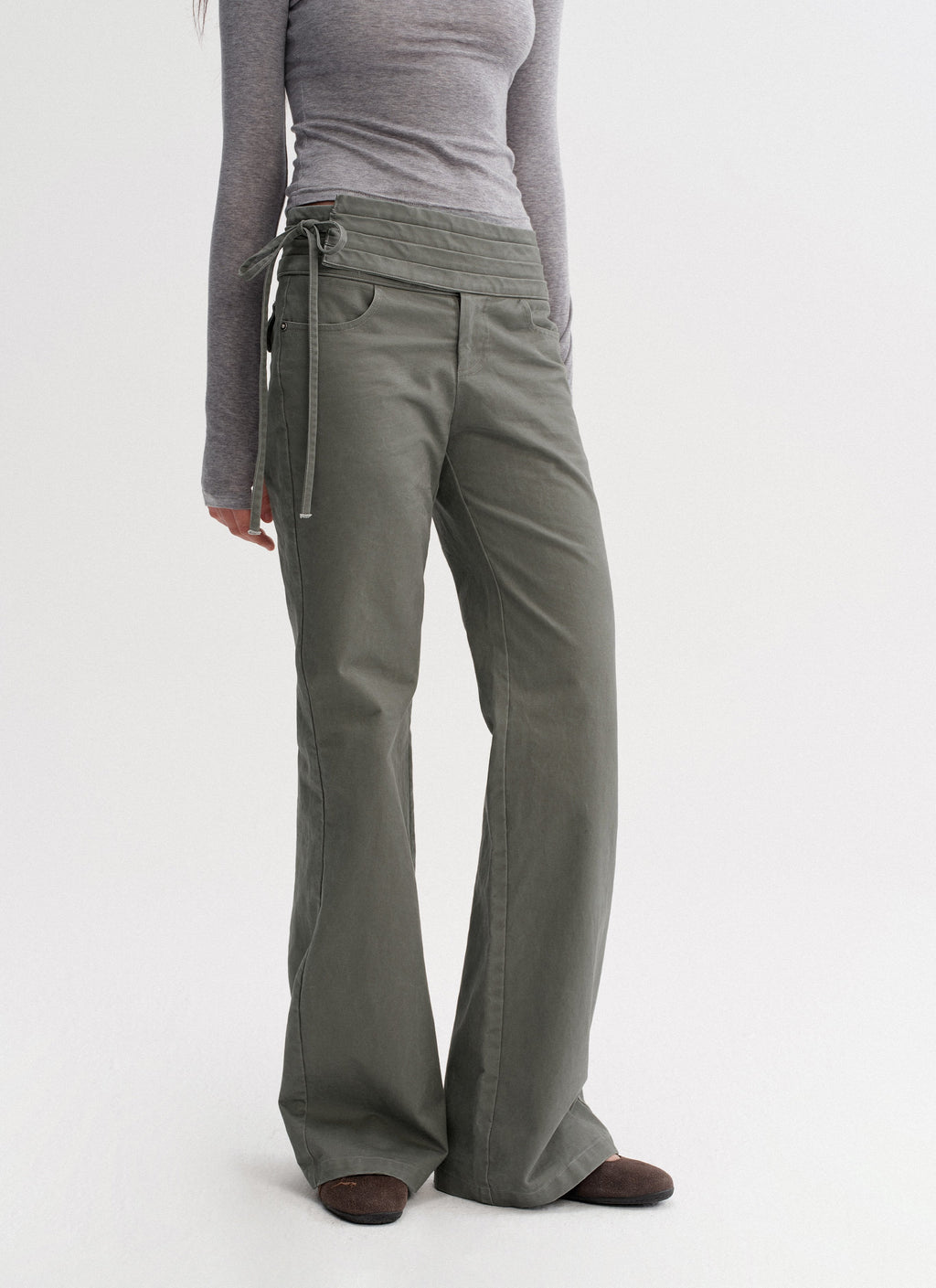 Wrapline Flare Pants (2color)