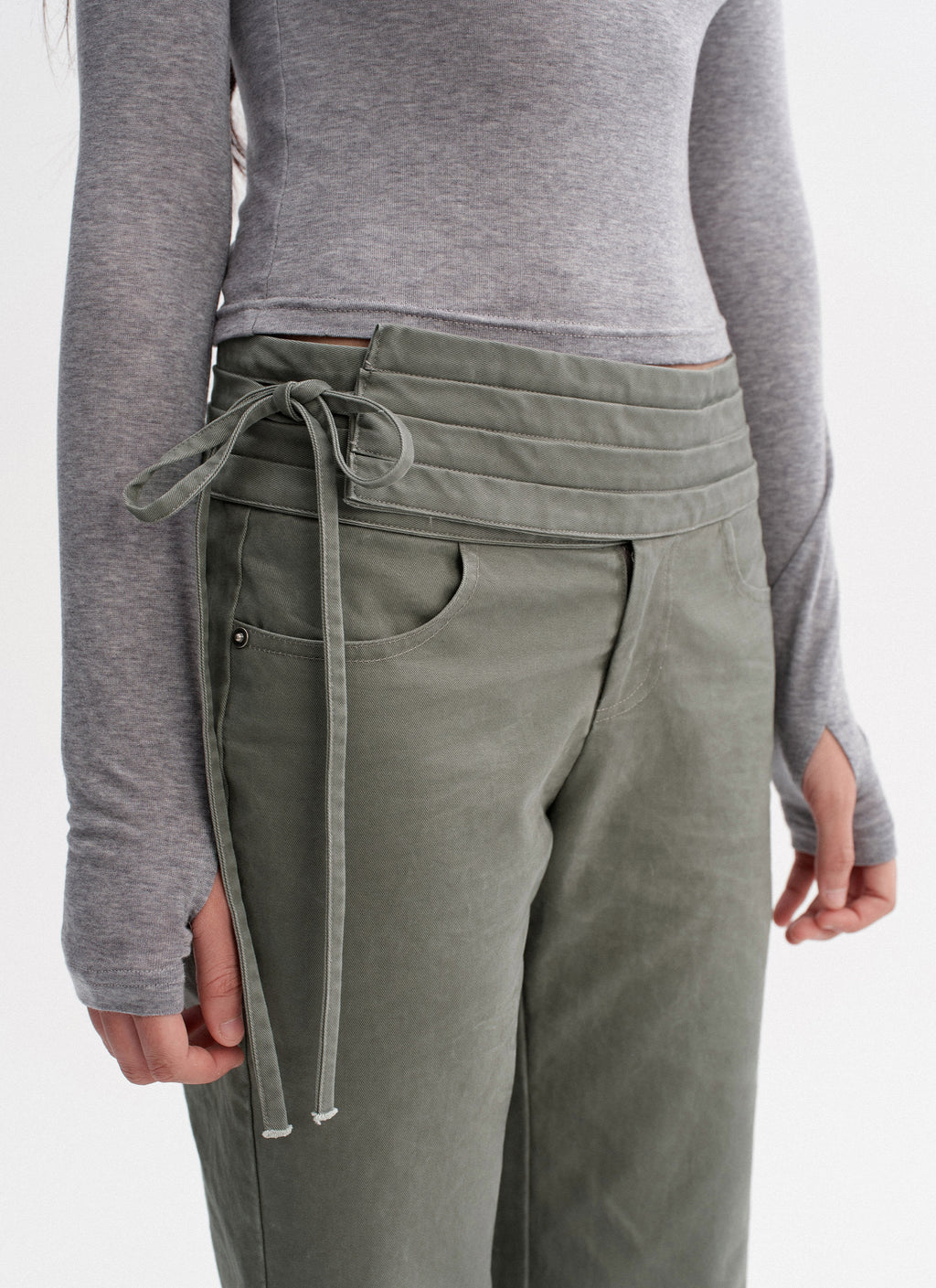 Wrapline Flare Pants (2color)