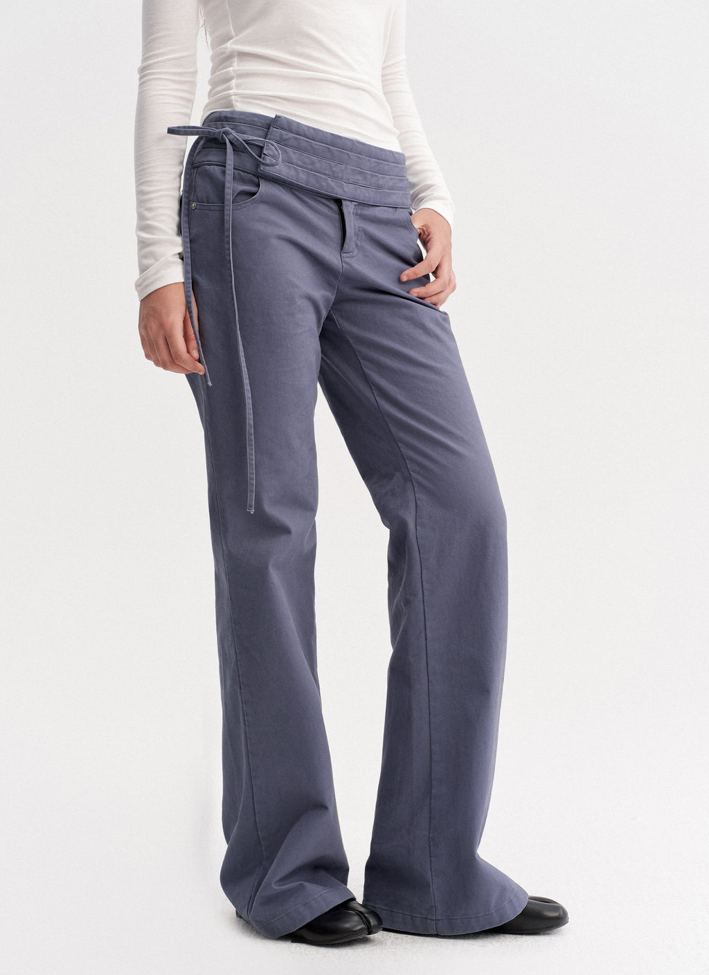Wrapline Flare Pants (2color)
