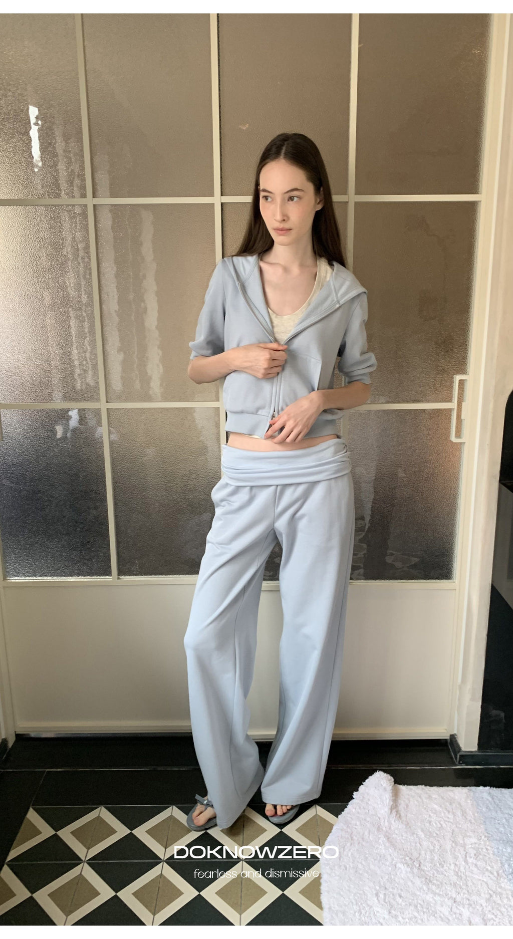 Cloud Zip Hoodie & Lounge Pants (2color)