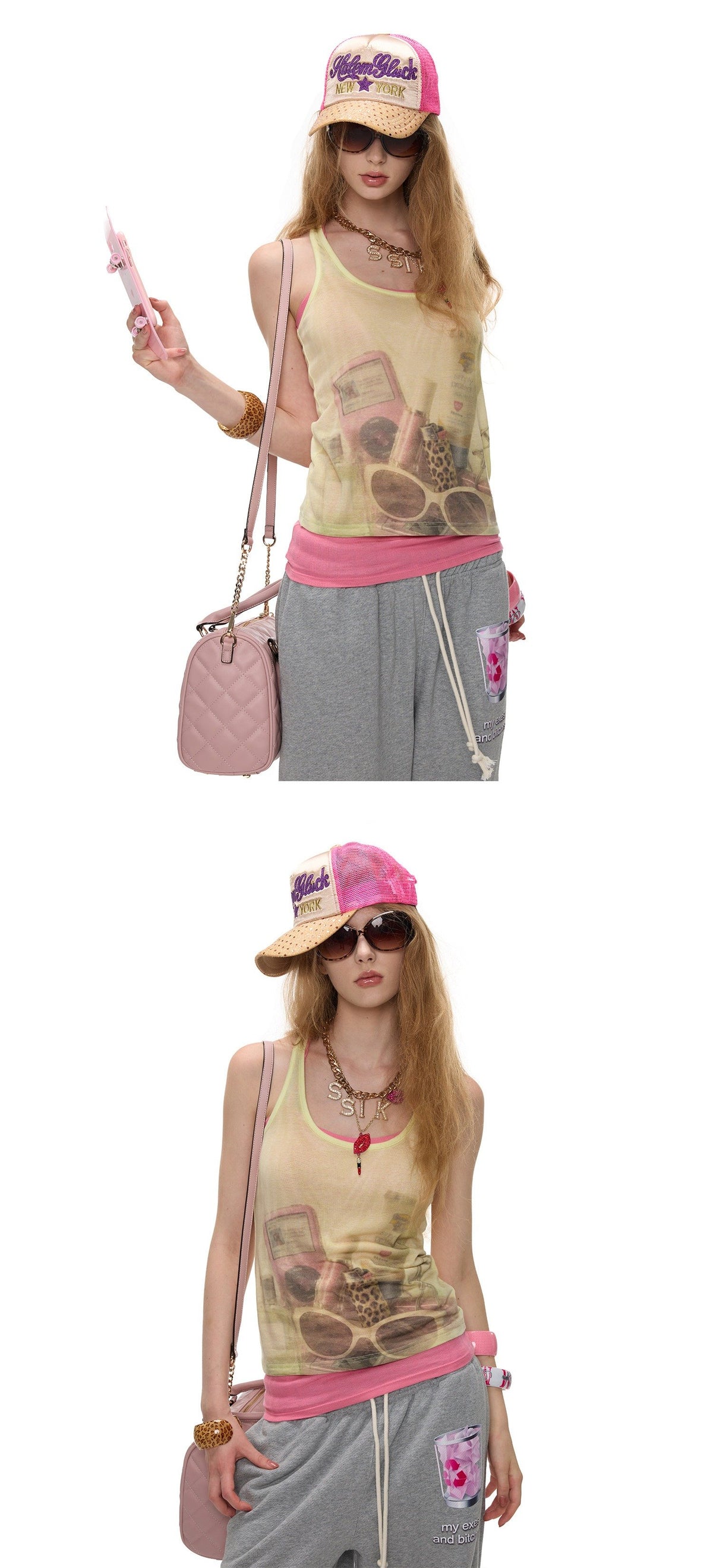 Carry All Print Tank Top