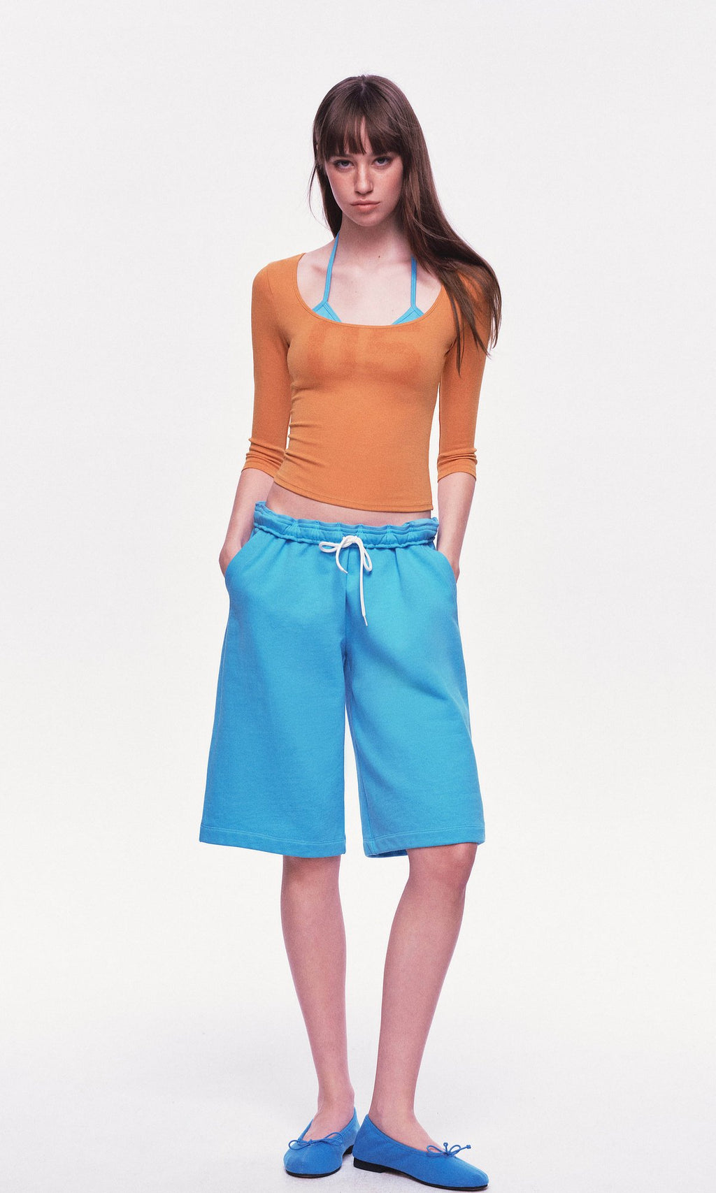 Sunset Scoop Neck Top