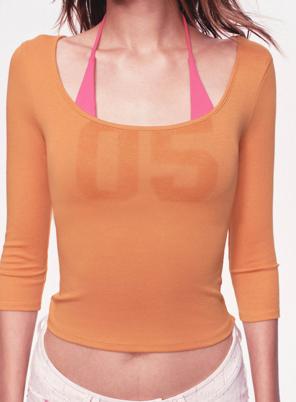 Sunset Scoop Neck Top