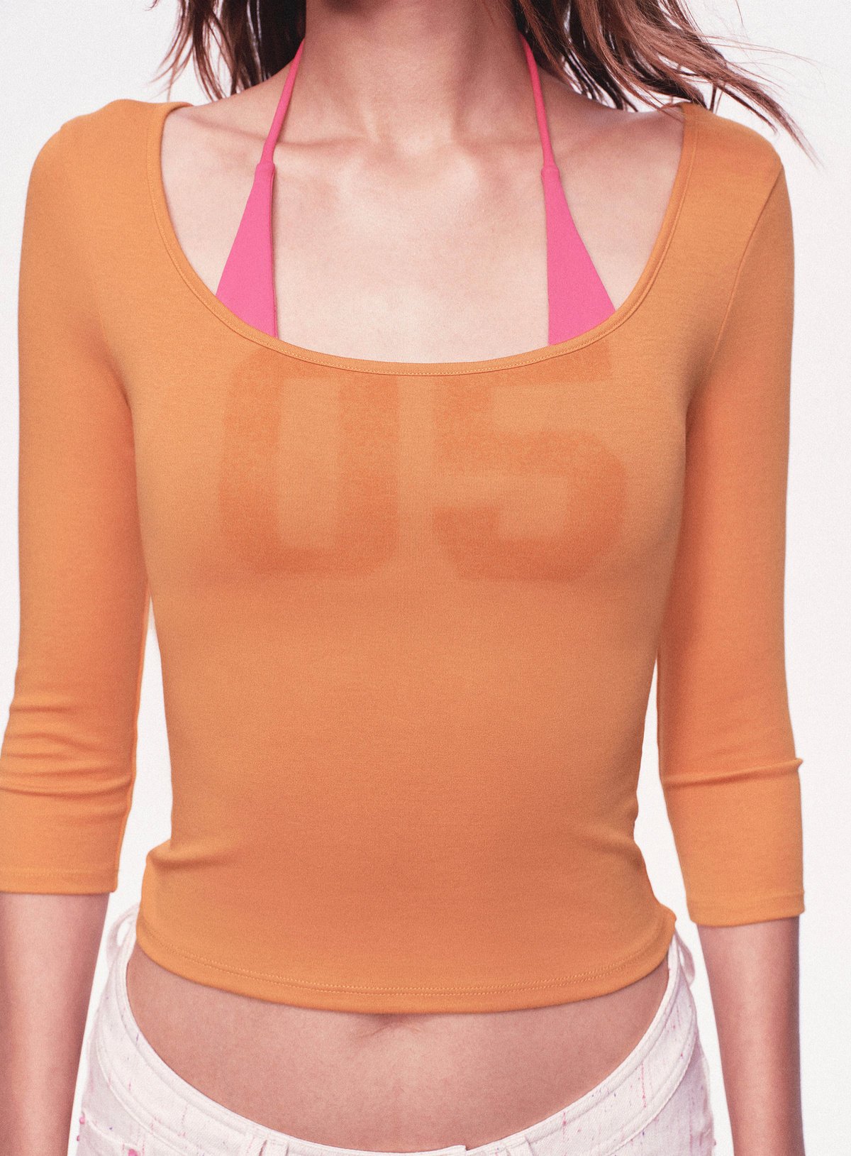 Sunset Scoop Neck Top