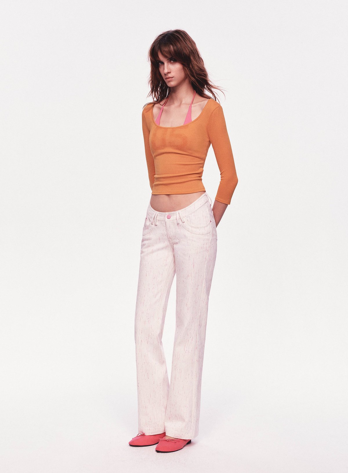 Sunset Scoop Neck Top