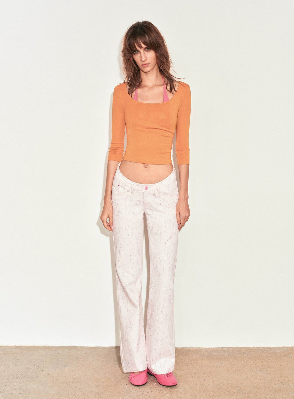 Sunset Scoop Neck Top